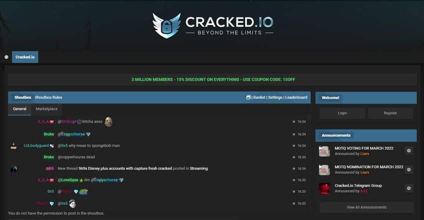 cracked io