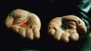 matrix red pill blue nio