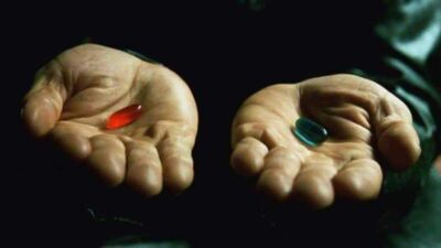 matrix red pill blue nio