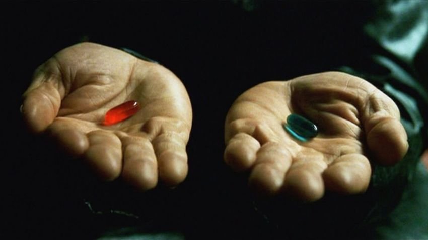 matrix red pill blue nio