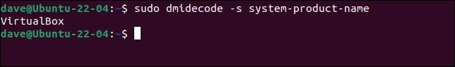ubuntu dmidecode