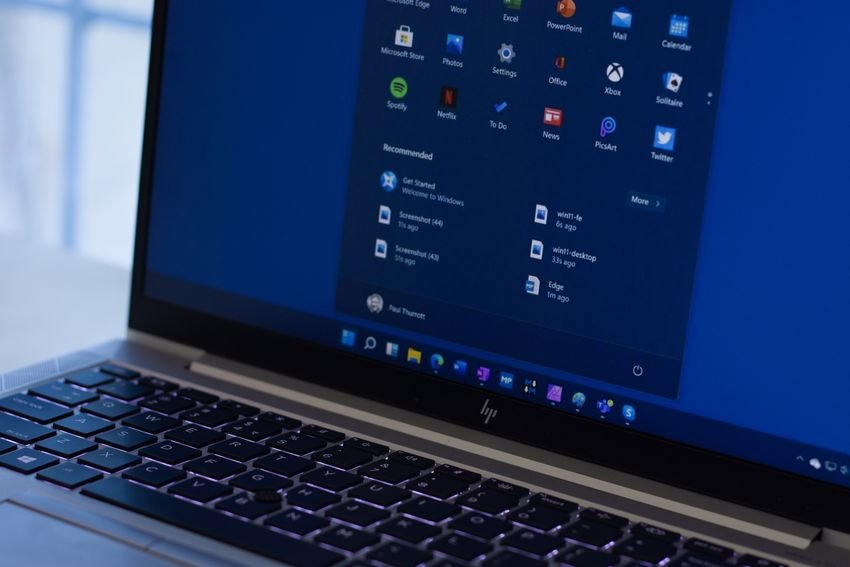 windows 11 app desktop laptop start menu