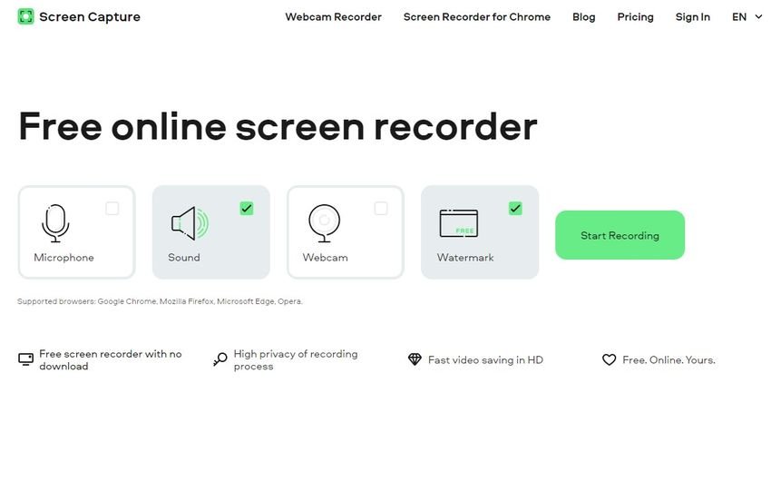 movavi free online screen recorder