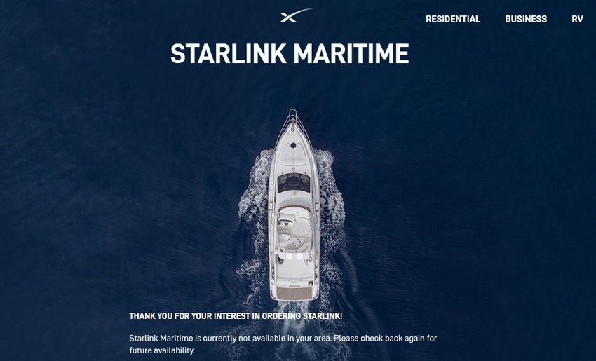 starlink maritime
