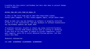 crashed xp