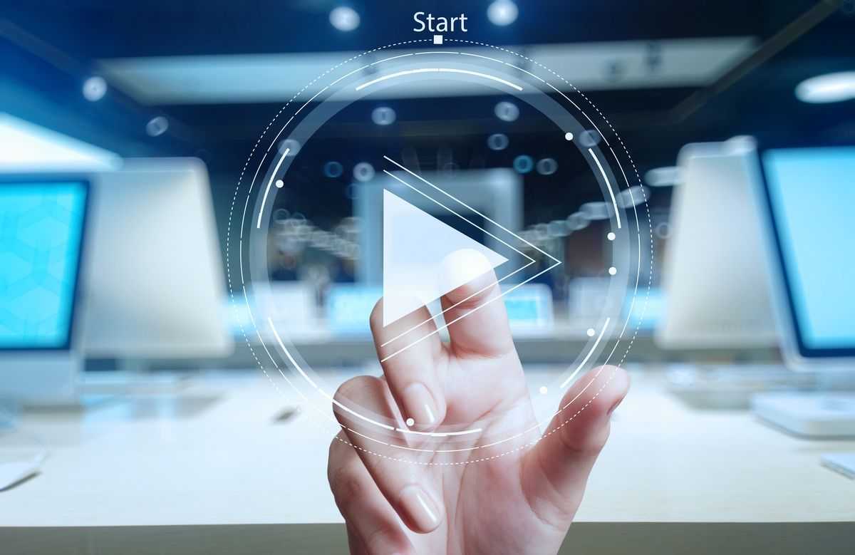 play button hand