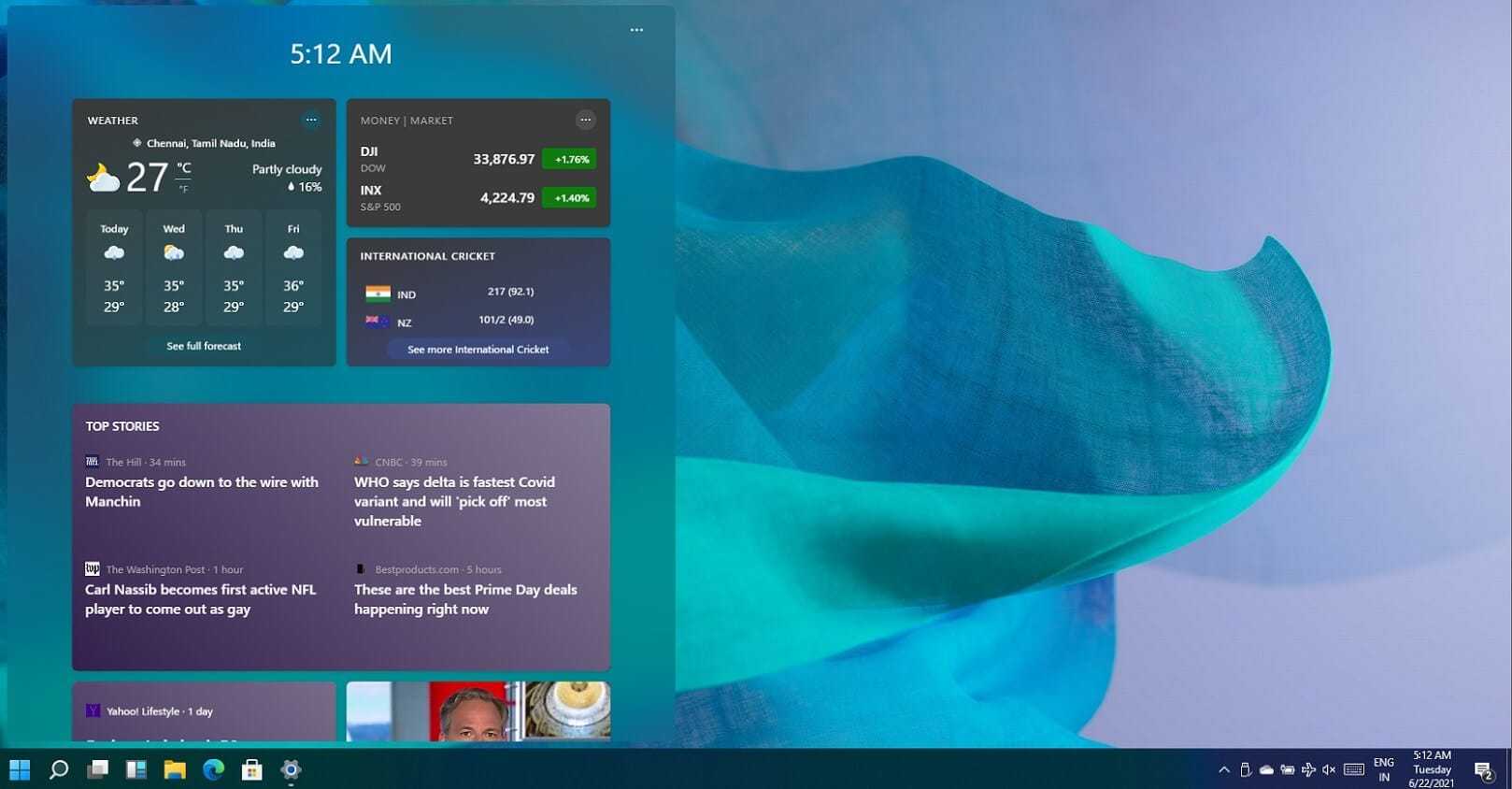 windows 11 widgets board