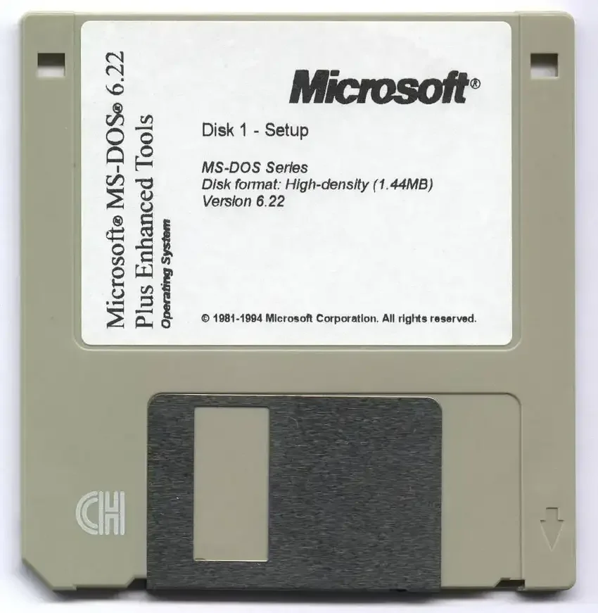 microsoft ms dos disk1