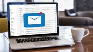 receive email laptop