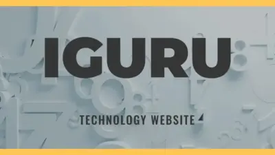 a logo for website igurugr