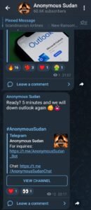 anonymous sudan telegram 2