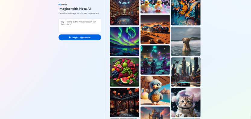 imagine with meta ai