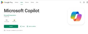 microsoft copilot play store