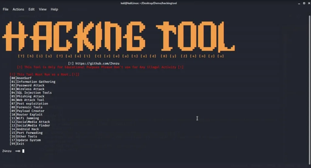 hacking tool