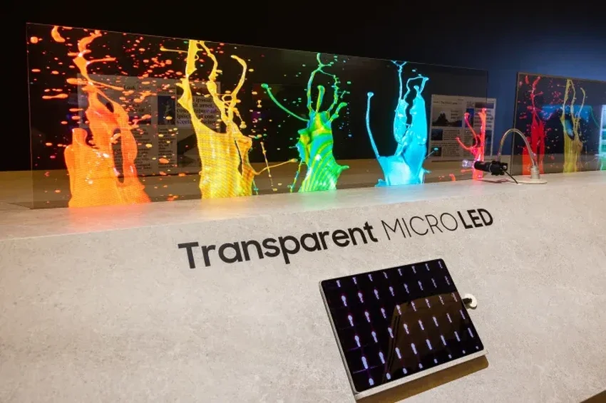 samsung ces 2024 transparent microled