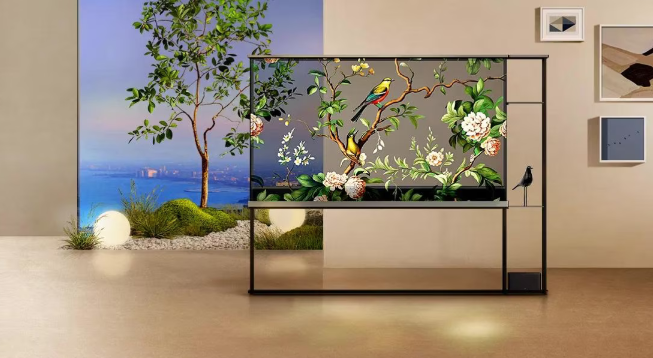 transparent lg tv