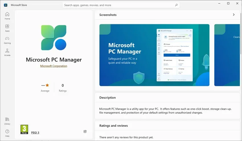 microsoft pc manager 1