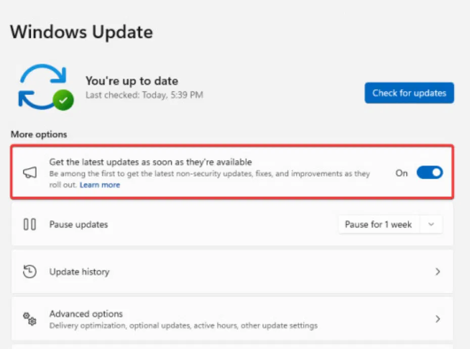 windows 11 update