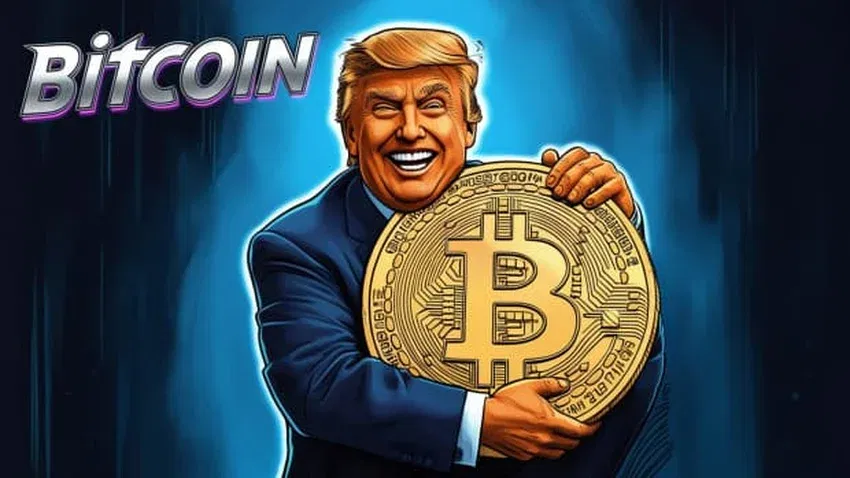 trump bitcoin cartoon