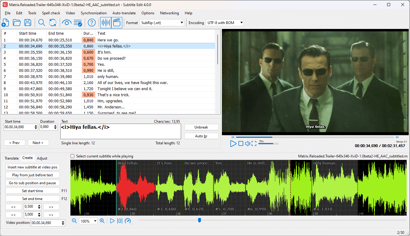 subtitle edit 1