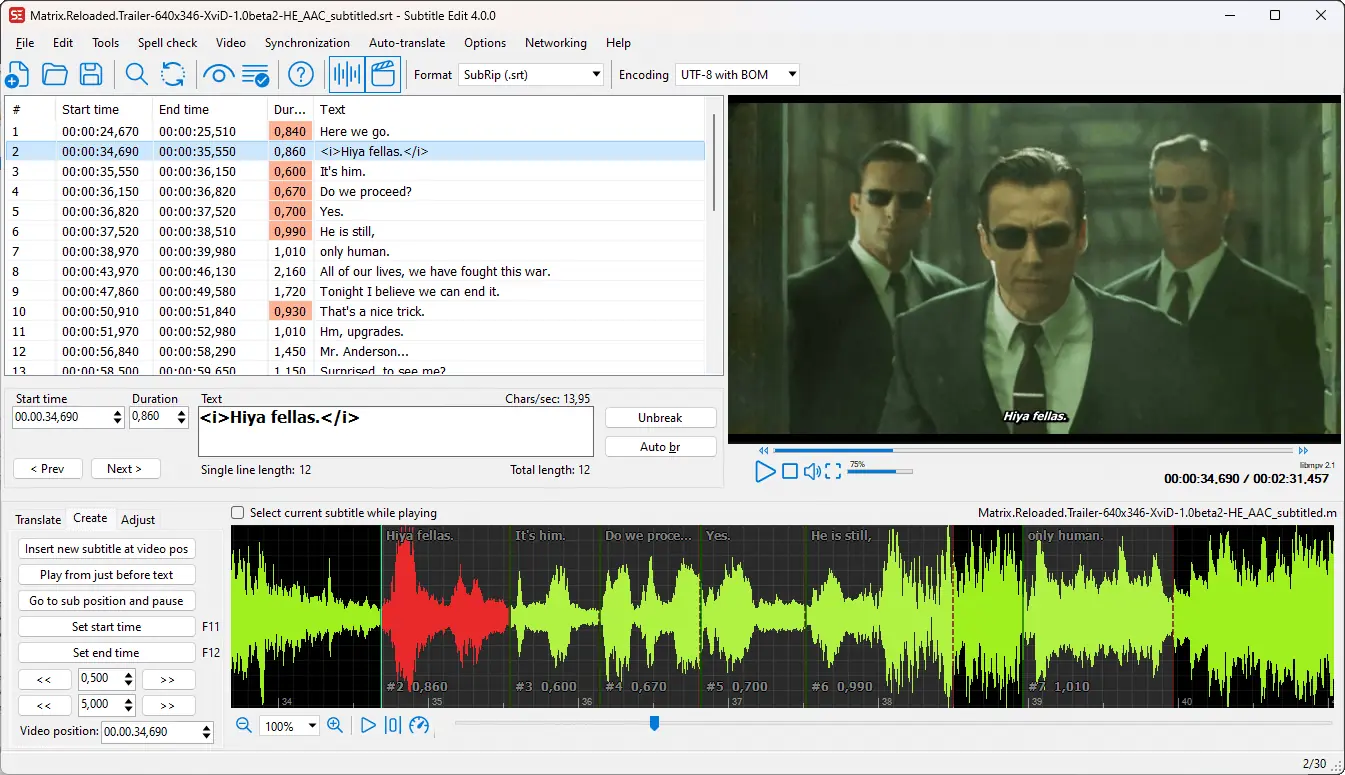 subtitle edit 1