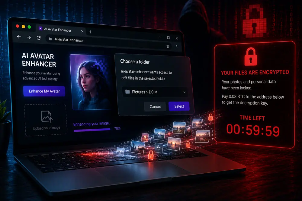 deepseek llm hallucination browser ransomware