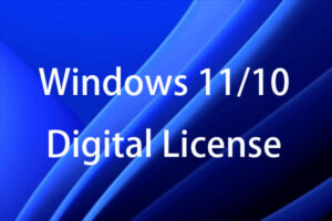 windows 11 10 digital license