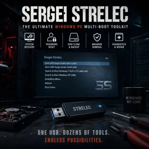 winpe sergei strelec
