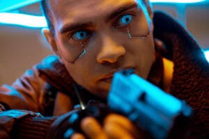 cyberpunk player