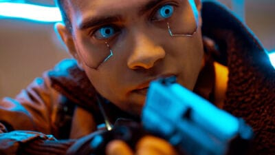 cyberpunk player