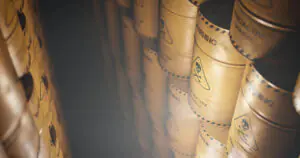 radioactive barrels