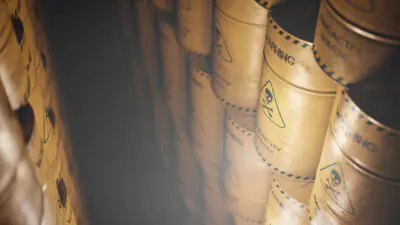radioactive barrels