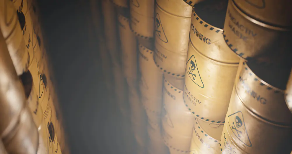 radioactive barrels