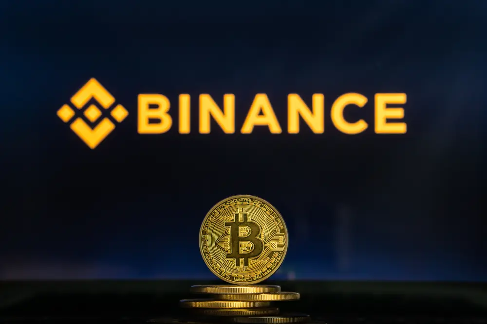 binance logo on a computer depositphotos 248033238 s