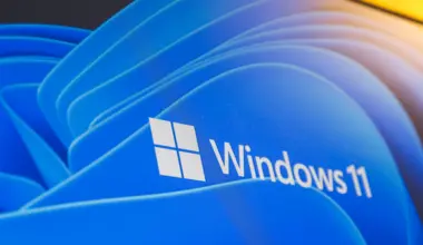 windows 11 operating system on pc screen. windows 11 is the latest major release of microsoft's windows nt.